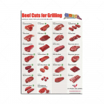 Lehm lihuniku kuju Loomakuju veiseliha l&otilde;ikamiseks Liha l&otilde;uendiseinakunst P&otilde;hjamaade HD-tr&uuml;kised Plakat Dekoratiivne maal Magamistoa pildid 50X70CM No Frame