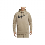 Nike Swoosh Therma-FIT Fliisist Pullover Treeninguga Kapuutsiga Meeste kapuutsid Khaki Must CU6240-247 M