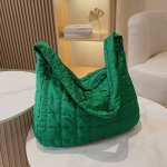 Talvine kosmosepuuvillane &otilde;lakott naistele, suure mahutavusega pelmeenikott Moodne polsterdatud Crossbody kott Luksuslik naissoost pesukott 40*11*35cm