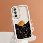 Pehme silikoonist ruudukujulise redeliga printimismustriga telefoni korpus T&auml;iskaanega kaamera p&otilde;rutuskindel kaitse kummist &uuml;mbris Samsungile Samsung A33 5G valge