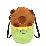 Uus armas pl&uuml;&uuml;sist kott Kapibara armas kapibaara nuku kott &otilde;lakott crossbody t&uuml;druk &otilde;pilane vahetuskott