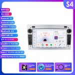 Hizpo Android 14 Autoraadio DSP Traadita Carplay Auto Opel Astra H J 2004 Vectra Vauxhall Antara Zafira Corsa C D Vivaro Meriva Veda jaoks S S4 8Core 4G 32G AI
