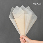 Lillede pakkepaber L&auml;bipaistev piimapuuvillane voodripaber lillekimbude pakkimiseks pulmadeks Pehme v&auml;rviline dekoratiivpaber beež