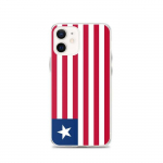 Coque pour iPhone - PIXELFORMA - iPhone 12 - Drapeau du Liberia - Silikoonist supp - Design l&eacute;ger