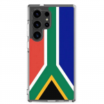 Coque T&eacute;l&eacute;phone &ndash; Samsung &ndash; Galaxy S24 &ndash; Drapeau Afrique du Sud &ndash; Souple &ndash; mitmev&auml;rviline