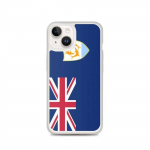 Coque iPhone - Drapeau d'anguilla - iPhone 14 - Silikoonist supp - Disain fin et l&eacute;ger - Maksimaalne kaitse