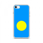 Coque pour iPhone - Drapeau des palaos - iPhone 8 - Silikoonist supp - Disain - T&auml;ielik kaitse