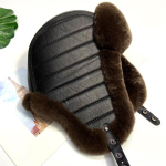 Naturaalsest k&uuml;&uuml;liku karvast m&uuml;tsid meestele Bomber M&uuml;tsid K&otilde;rvaklapid kohevad sabad Soe stiilne talvem&uuml;ts Ushanka 55-62 adjustable pruun
