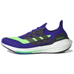adidas UltraBoost 21 Sonic Ink Screaming Green Unisex tossud Sinine Core-Black S23873 40⅔