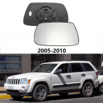 Sobib 05-10 Jeep Grand Cherokee tahavaatepeegli klaasile Heated Right