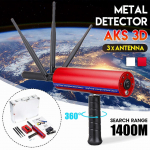 Mini Kaasaskantav AKS 3 Antenniga K&auml;eshoitav Maa-alune Metallidetektor Professionaalne Kullaotsija Aardek&uuml;tt Uus Saabumine roosa