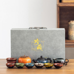 Keraamiline loominguline k&otilde;rge v&auml;&auml;rtusega ahjutee komplekti kinkekarp &auml;ri k&otilde;rgetasemelised kingitused