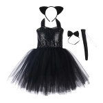 Beebit&uuml;drukud Halloweeni loomade cosplay kost&uuml;&uuml;mid lastele metsateemalised kaelkirjakud lehmad tiigerleopard sebraprint Tutu kleit s&uuml;nnip&auml;evapidu L