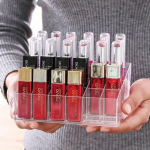 24 lahtrit Huulepulk Korraldaja S&auml;ilitus vitriin &uuml;mbris Kosmeetika Make Up 1pcs