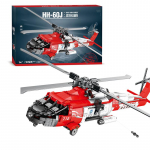 1093 tk HH-60J Black Hawk helikopteri ehitusklotsid S&otilde;jaline rannikuhelikopter Klassikaline mudel Klotsid M&auml;nguasjad Laste P&uuml;hadekingitused
