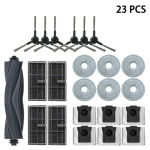 Dreame L10s Ultra Gen 2 / L30s Ultra robottolmuimeja jaoks, peamine hari, k&uuml;lgmine hari, filter, mopp, lapp, kott