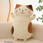 45-105 cm Kawaii suure paksu k&otilde;huga kassi pl&uuml;&uuml;sis m&auml;nguasjad t&auml;idisega pehme pikk loomakassi padi uinakupadi Loov s&uuml;nnip&auml;evakingitus lastele 45cm