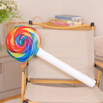 Loominguline simulatsioonipulgakomm viskepadi pl&uuml;&uuml;sist m&auml;nguasi nukk vikerkaarepulgakomm m&auml;ng laste seltsiline rahustav nukk 70cm（0.18kg）