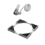 Tugev Kuivati Pesumasina &Uuml;hendusrest Ilma Puurimiseta Kuivati Virnastusrest M&uuml;ravastane Kuivatusresti Tarvikud hall