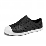 Suvised vabaajajalatsid naistele &Uuml;he sammuga pealepandavad laisad mokassiinid Hingavad mugavad aukudega kingad Suur suurus Rannasandaalid Paaridele 45 must