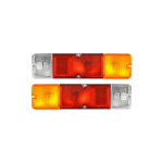 APSMOTIV Esitulede ja tagatulede komplekt 2 tk Tagumised kombineeritud tuled Tagatuled 12V pirnidega Suzuki Samurai Sierra SJ413 SJ410 Gypsy jaoks merevaigukollane/punane