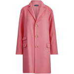 Polo Ralph Lauren &uuml;hev&auml;rviline &uuml;he n&ouml;&ouml;pidega klapitaskuga keskmise pikkusega mantel Naiste mantlid 211755912-001 S pink