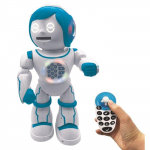 Robot &eacute;ducatif bilingue POWERMAN&reg; KID de LEXIBOOK - Apprendre et jouer en fran&ccedil;ais et en anglais valge