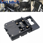 R1250GS Adventure Telefonihoidik BMW R1200GS Adv GS1200 gs1250 LC F700GS F800GS Toetav Navigatsiooni USB-laadija Alus Kronstein must