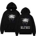 Vintage Darkthrone T&otilde;eline Norra Must Metall Huppar Mees Mayhem Pullover Mehed Naised Klassikaline Surma Must Metall Rock Huppar L gray