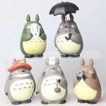 koomiks Minu naaber Totoro kuju mini-skulptuur armsad m&auml;nguasjad toakaunistused kawaii kujukesed m&auml;nguasi laste kingitused kogutavad gray