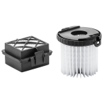 Asendusfilterikomplekt Karcherile VC 5, VC 5 Cordless, VC 5 Premium tolmuimejatele, pika eluea ja HEPA-filtritega gray