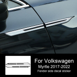 2 tk Auto Kroomitud Auto K&uuml;lgtiiva Dekoratsioonikleebis Tiiva Liistud Tarvikud VW Magotan Passat B8 Rline Autole