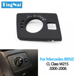 Eesmise armatuurlaua esitulede l&uuml;liti katte trimm Mercedes Benz W215 CL klass CL500 CL55 CL600 2000 2001 2002 2003 2004 2005 W215 Black