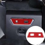 Red Carbon fiber Door Tailgate Switch Button Cover Trim For Lotus EMIRA -25