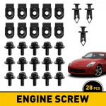 Engine Splash Shield Body Bolts Screws Fender Bumper Rivets Clip kit