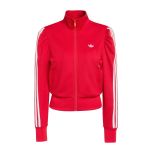 Adidas Originals Fb Fw25 T&otilde;stetud Varrukaga Mugav Pehme Nahas&otilde;bralik K&otilde;rge Kaelusega Triibuline Jakk Naiste jakid KS1363 S red