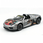 UUS 1/24 Porsche 918 Spyder Superauto Lee Sulamist Mudelauto M&auml;nguasi Die-cast Valatud Heli ja Valgusega Autod M&auml;nguasjad Lastele S&otilde;iduk