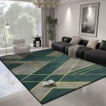 Kaasaegne geomeetriline vaip elutuppa kerge luksusdekoratsioon magamistuppa libisemiskindel vaip lihtne puhastada salong pehme p&otilde;randamatt pestav 60*90cm