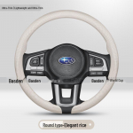 Ehtsa nahast roolikate Subaru mudelitele: XV, Crosstrek, Forester, Impreza, Outback, WRX, Levorg, BRZ 38cm