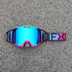 FXR Mootorrattaklaasid Motokrossi Prillid MX Maastikukrossi Prillid Meestele Tuulekindlad ATV Rattas&otilde;iduks HD Peegeldatud Klaasiga Rattas&otilde;idu Moto Prillid blue