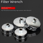 Oil Filter Removal Wrench Socket tallation Tool With 1/2 Inch Square Drive Multiple Sizes Available Automotive Repair Tools Type19 gray