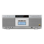 TOSHIBA AUREX H&otilde;bedane Raadio Kassetimakk TY-AK21(S) K&otilde;rge eraldusv&otilde;imega SD/USB/CD