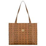 MCM Aren Visetos Klassikaline Tr&uuml;kis Messingist Logo T&otilde;mblukuga Kotike Ostukott Naiste kott Konjak MWTFATA02CO001 Basic Set (Bag+Dust Bag)