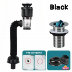 Klappkaasuga l&otilde;hnatu &auml;ravoolutorude komplekt K&ouml;&ouml;givalamu &auml;ravool Sisset&otilde;mmatav deodoriseeriv filter Paindlik &auml;ravoolutoru Vannitoa ummistusvastane