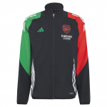 Adidas Arsenal AFC EL Pre Football Seisva kraega T&otilde;mblukuga Triibuline Pikkade varrukatega Jakk Meeste Jakk IS9983 2XL