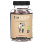 TruHeight, kasvugummies, multivitamiinid, 5-24 aastat, arbuusimaitse, 60 gummies