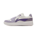 Li Ning Sycee Coverage Lightweight And Breathable Low top Skateboard Shoes Women's White Purple AGCU516-1 35.5 gray