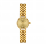 TISSOT Kvartsmehhanismiga 30m veekindel Naiste k&auml;ekell 19,5mm Kuldne sihverplaat T140.009.63.026.00 Gold Dial