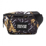 Versace Jeans Couture Ikooniline Barokk Prindi Logo Plaaster Nailonist V&ouml;&ouml;kotid Meeste kotid Must 73YA4BF8ZS395G89 Basic Set (Bag+Dust Bag)