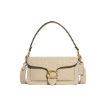 Coach Tabby 26 Klapiga Sulgemine V&auml;line Tasku Nahast K&auml;ekott Naiste k&auml;ekott Ivoor CC887-B4IY Basic Set (Bag+Dust Bag)